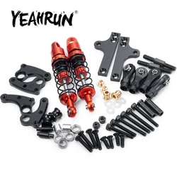 YEAHRUN Aluminiowy zestaw wsporników amortyzatorów do Axial SCX-10 II 90046 TRX-4 1/10 RC Crawler Car Upgrade Parts