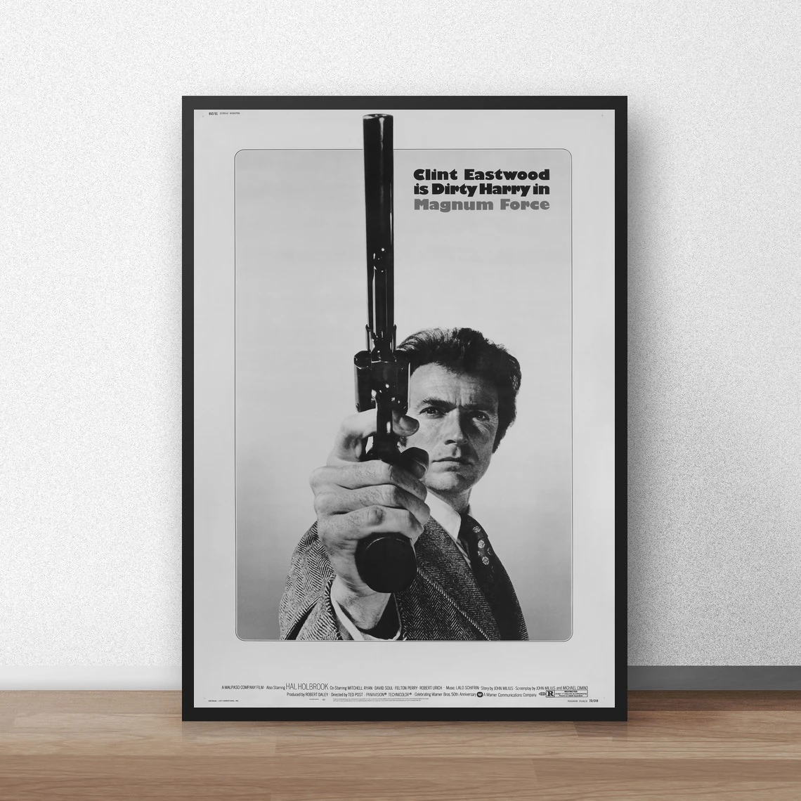 

Классический кинопостер Magnum Force, печать на холсте, украшение для дома, настенная живопись (без рамки)