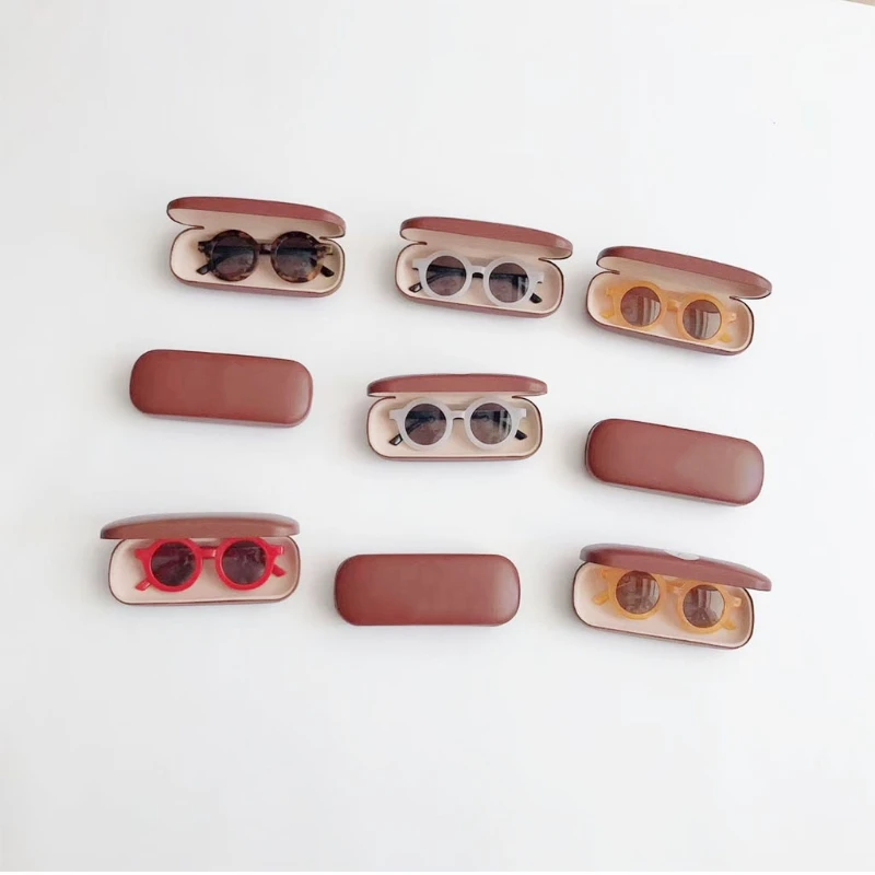 

Classic Retro Round Sunglasses for Preschool Boys Girls Kids Baby Newborn Photography Props Studio Photo Shooting Accessories