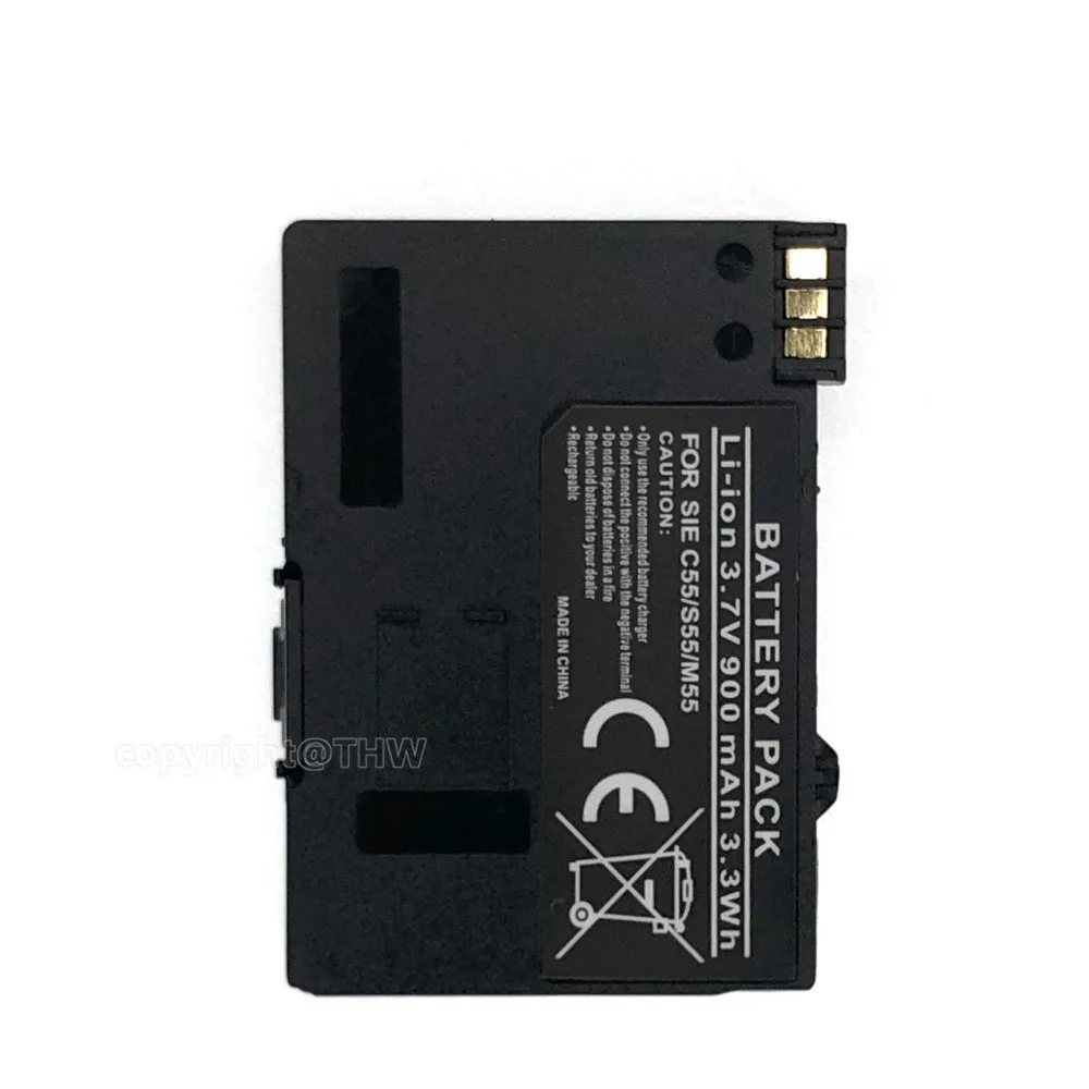 100% Original 900mAh C55 For Siemens A52/A55/A57/A60/A62/A65/A70/C55/GIGASET SL1/SL56/SL100/SL565/M55/S55 (EBA-510) Battery