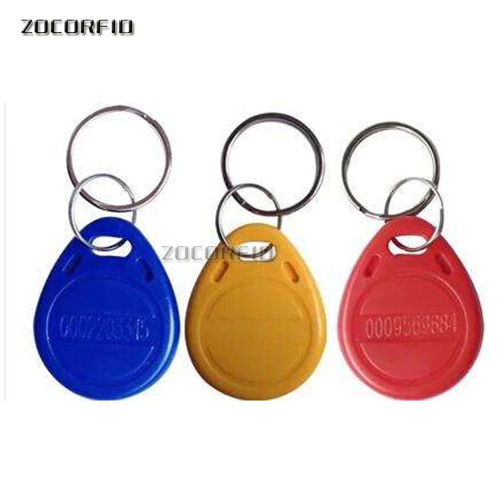 10pcs/lot access control card 2# TK4100 chips 125Khz RFID Proximity ID Card Token Tags Keyfobs for Access Control  reader