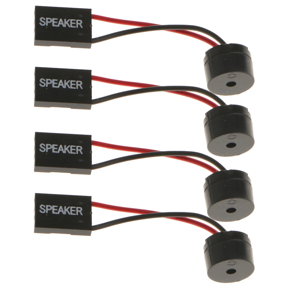 4pcs Desktop Computer Motherboard CPU Internal Speaker Buzzer Beeper