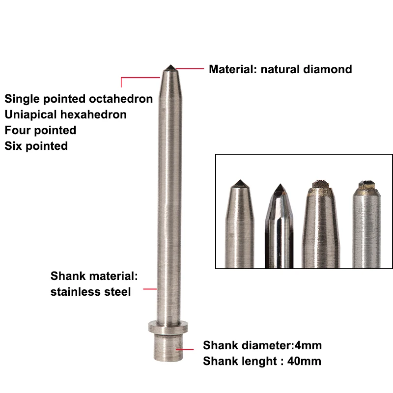 YUHE Diamonds Engraving Jewelry Tools For Cutter Engraving Bit Carving Pen Point Tools Cnc Metal Steel Stone Dull Points