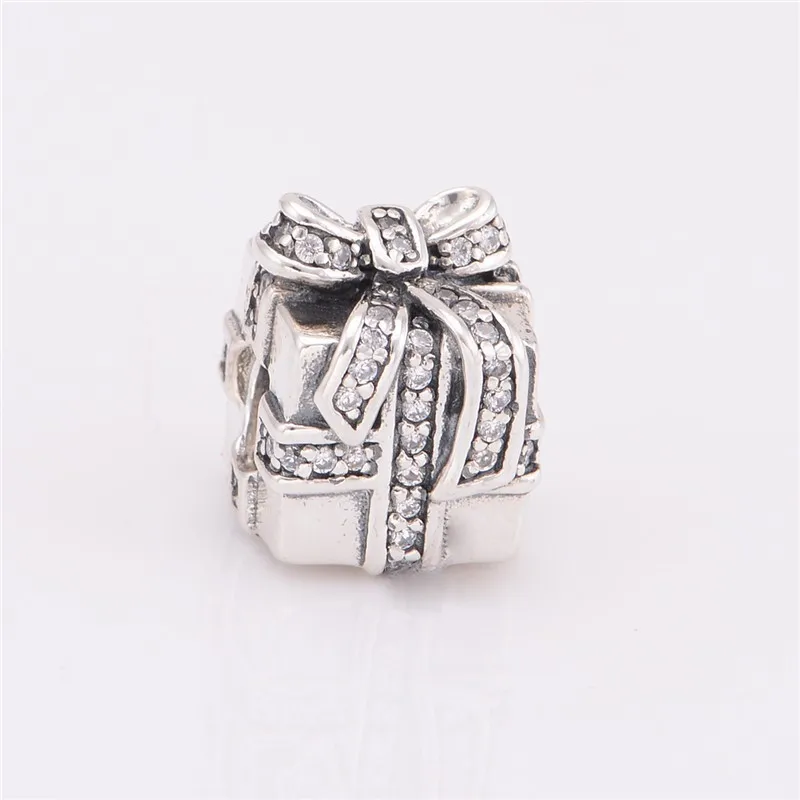 

New Sparking Surprise Charms 925 Sterling Silver With Clear CZ Women Gifts Charm Suitable for Pandora Style Charm Bracelets