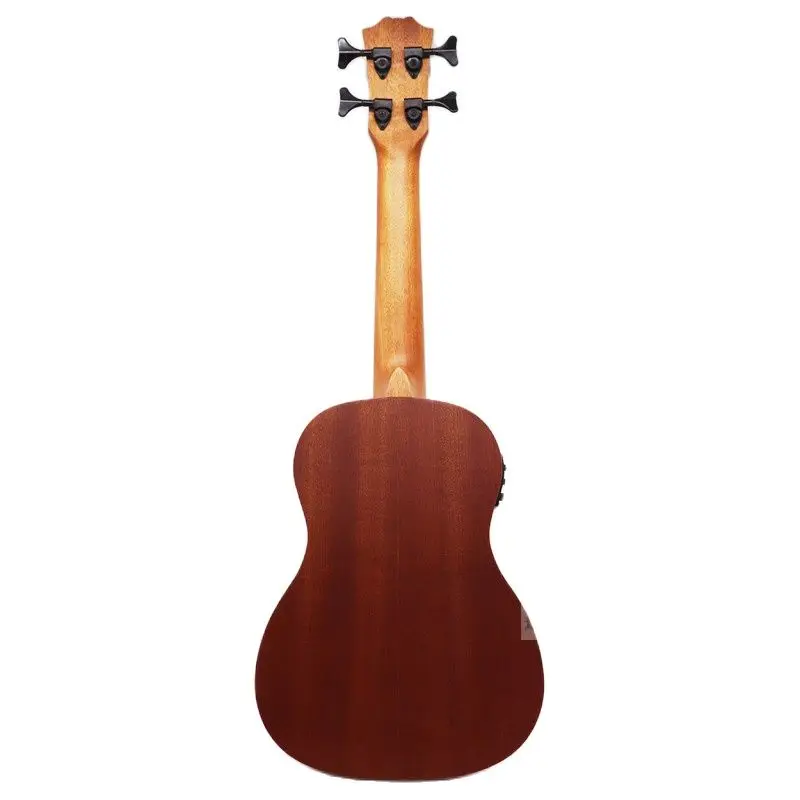 Electric Ukulele Guitar 30 Inch Matte Finish 4 String Children Mini Guitar Uk Bass Guitar Natural Color Full Okoume Wood Body