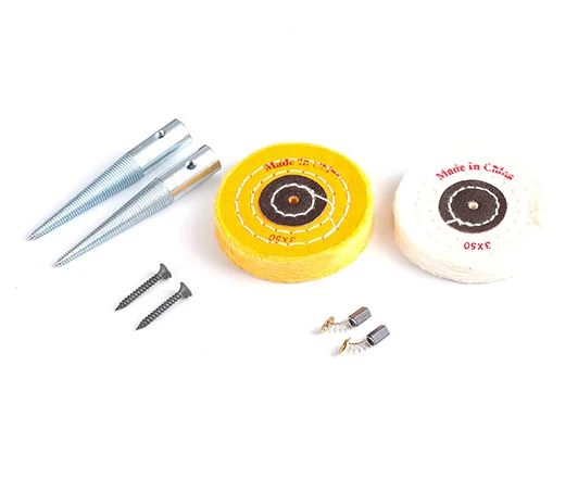 Lucidatrice 220V 350W per gioielli Smerigliatrice motore per tornio da banco dentale con accessori