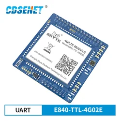 接続された受信機,4g,lte,cdsenet E840-TTL-4G02E uart,ネットワークサーバー,gsm m2m,ワイヤレス,tcp/udp,時計,犬