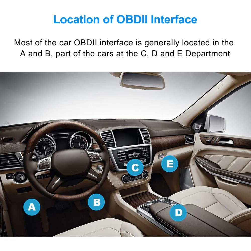 OBD2 ELM327 bluetooth model BT OBD tools use in car Navigation Fit for Android 5.1 Android6.0/7.1/9.0/Android 8.0/10.0 system