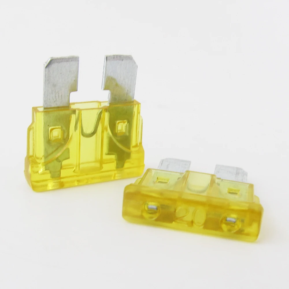 10pcs Car Truck Medium Size Standard Blade Low Profile Fuse 1Amp to 50Amp Optional