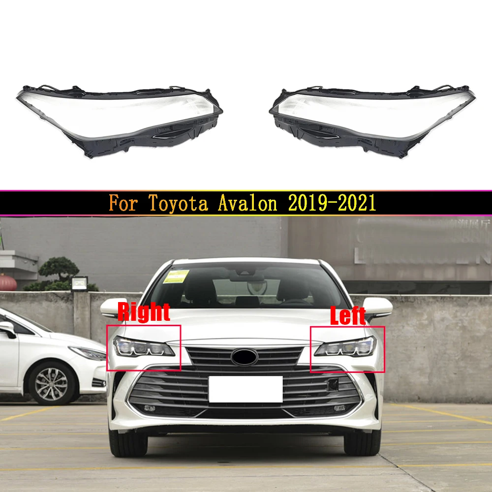 

For Toyota Avalon 2019 2020 2021 Headlight Cover Headlamp Shell Transparent Lampshade Case Plexiglass Replace Original Lens