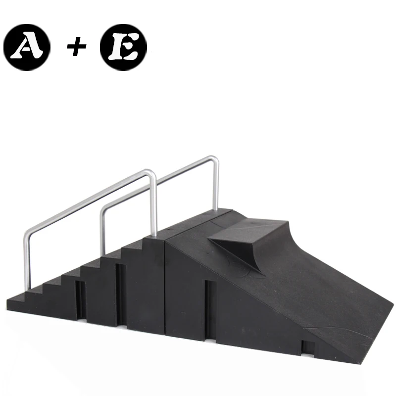 Bambini Skateboard con le dita Skate Toy Skate Park Ramp Set Tech Practice Deck Interni divertenti Sport estremi Giocattoli per l'allenamento delle dita