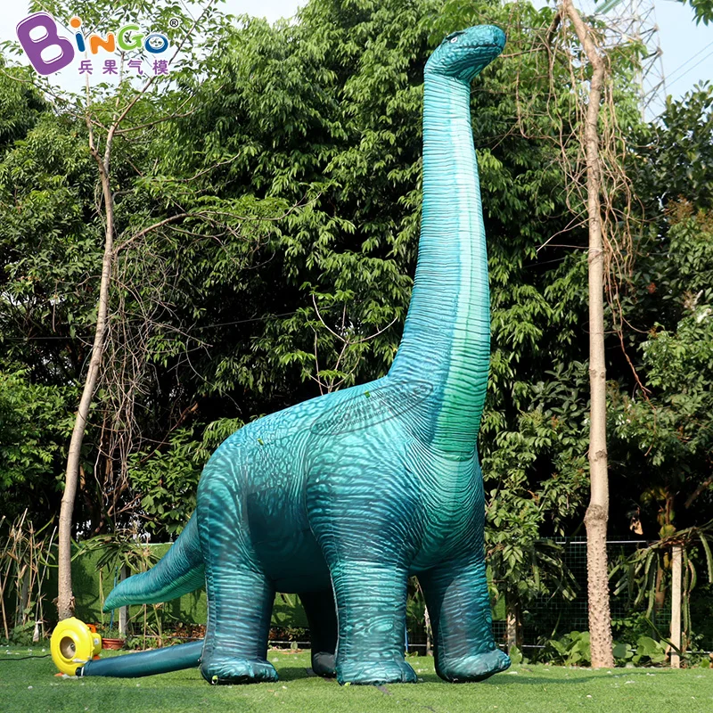 Personalized 3mH Inflatable Dinosaur Balloons For Jurassic Theme Park Decoration - BG-C0518