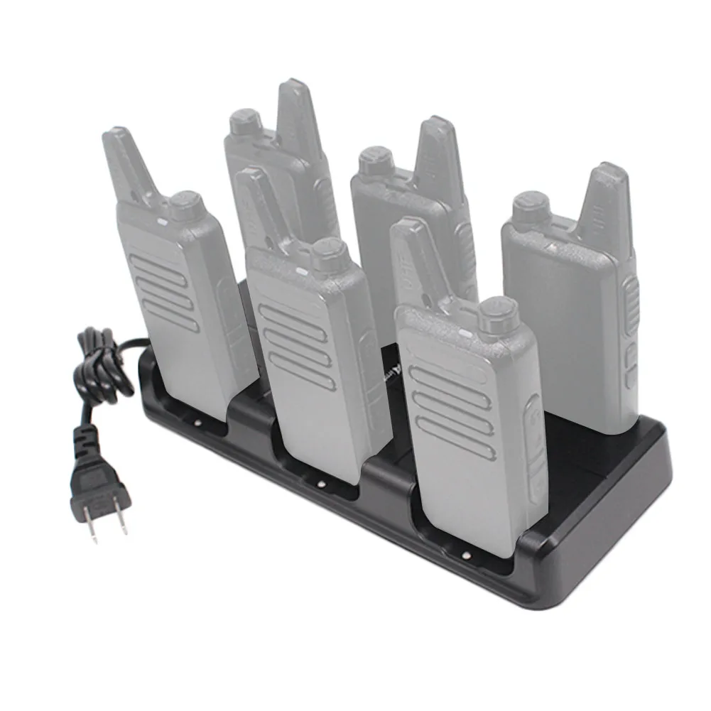 WLN KD-C1 6 In 1 Charger Walkie Talkie Unit Charging KD-C1 Plus Six Way Charger for WLN KD-C1Plus KD-C2