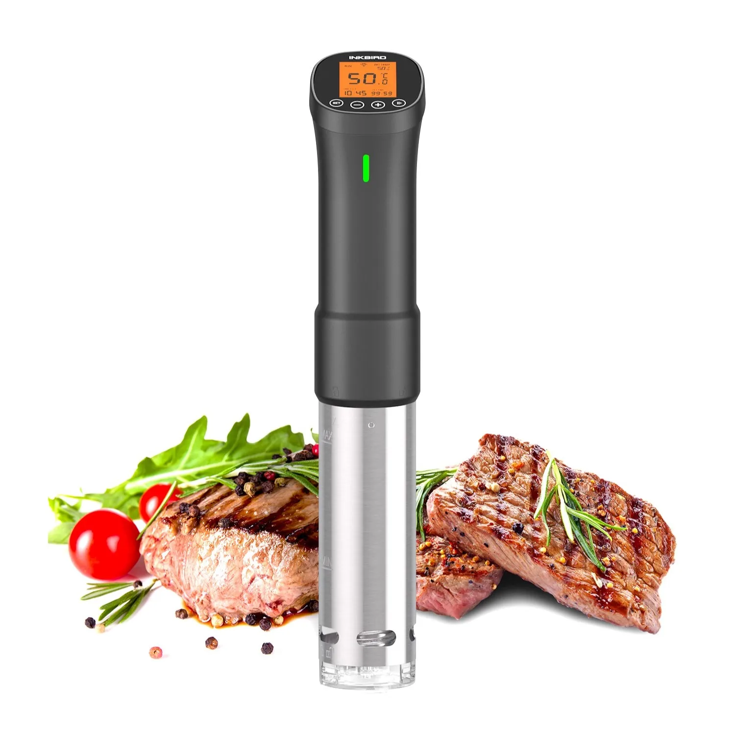 INKBIRD WIFI Sous-vide Vacuum Cooker Stew Electric Pot Immersion Circulator Stainless Steel Durable Thermal Heater Slow Cooker