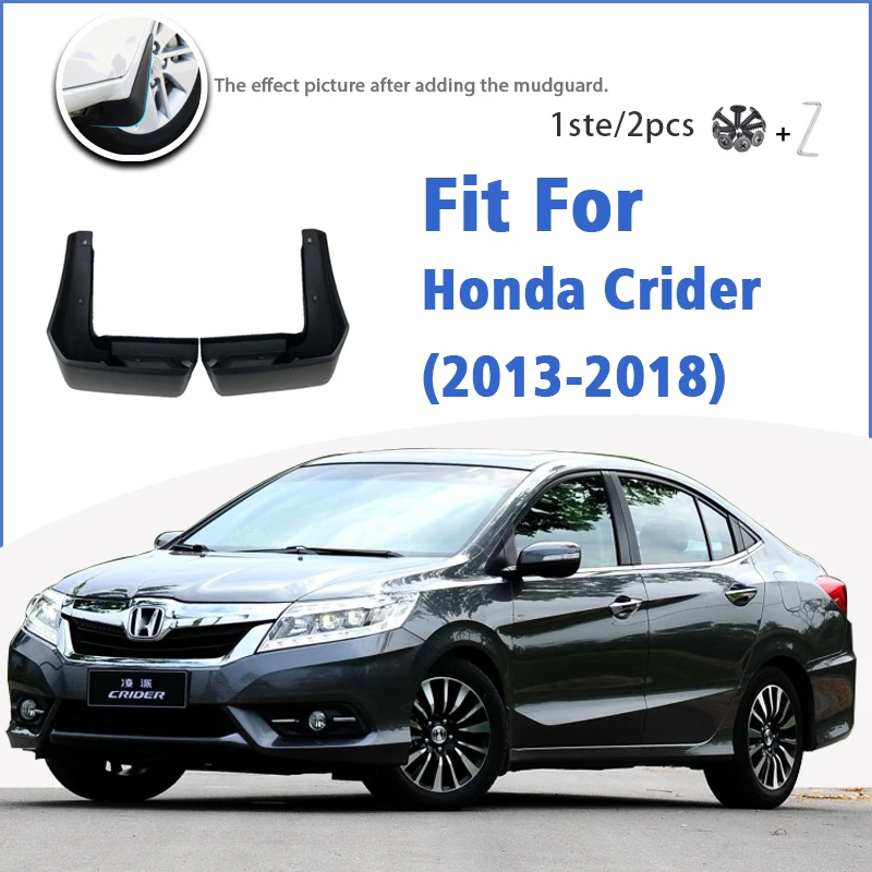 Mudguard For Honda Crider 2013-2018 2pcs Mudflaps Mudguards Car Accessories Auto Styline Splash Guard Fender 2017 2016 2015 2014