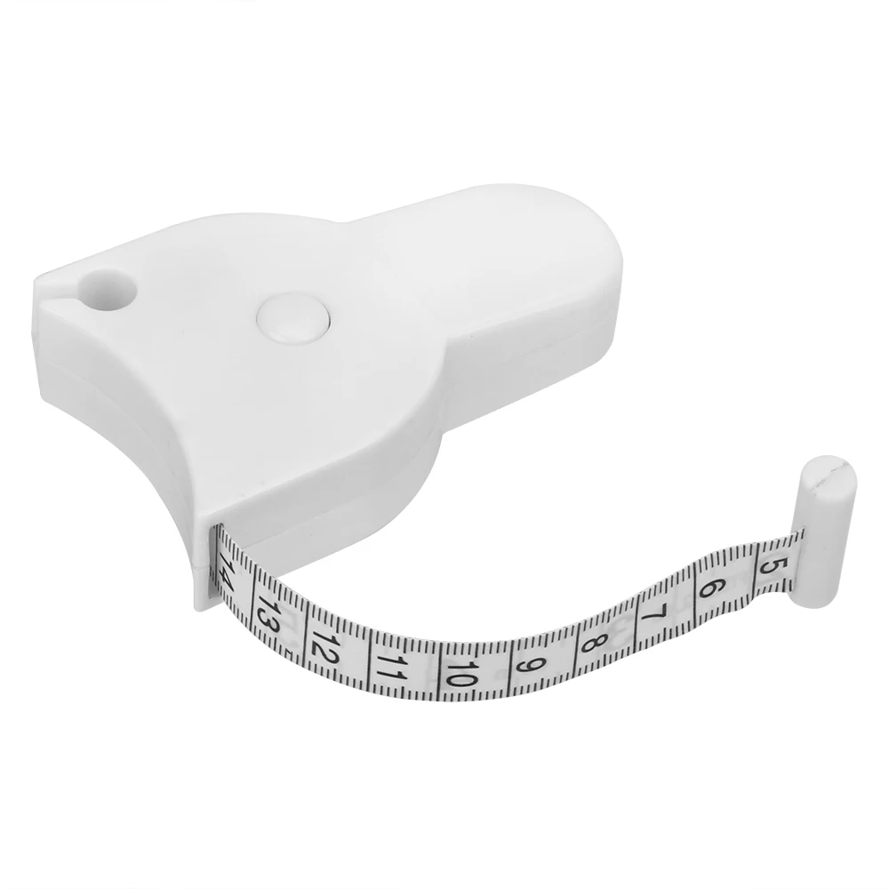 150cm For Fitness Accurate Tool Retractable Ruler Body Fat Weight Loss Measure Caliper Measuring Tape Gauging Tool