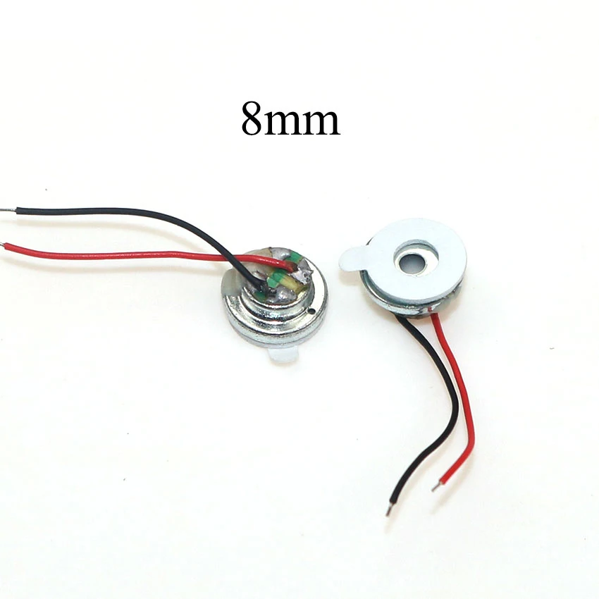 2pcs 32R 32ohm Round 8mm Headphone small speaker subwoofer TWS earphone speaker DIY Parts Driver Unit w/ cable line repair part