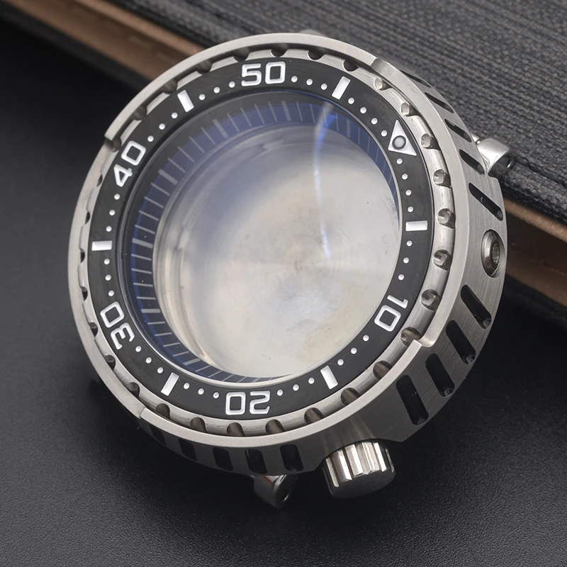 Marinemaster Case Prospex Dial Monster Tuna Watch Case Fit 4R35 4R36 NH35 NH36 Movement Sapphire Glass Diving Watch Case