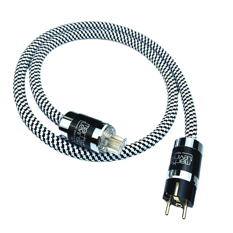 

Mark Levinson Power Cable Carbon Fiber Rhodium Plated US & EU AC Plug