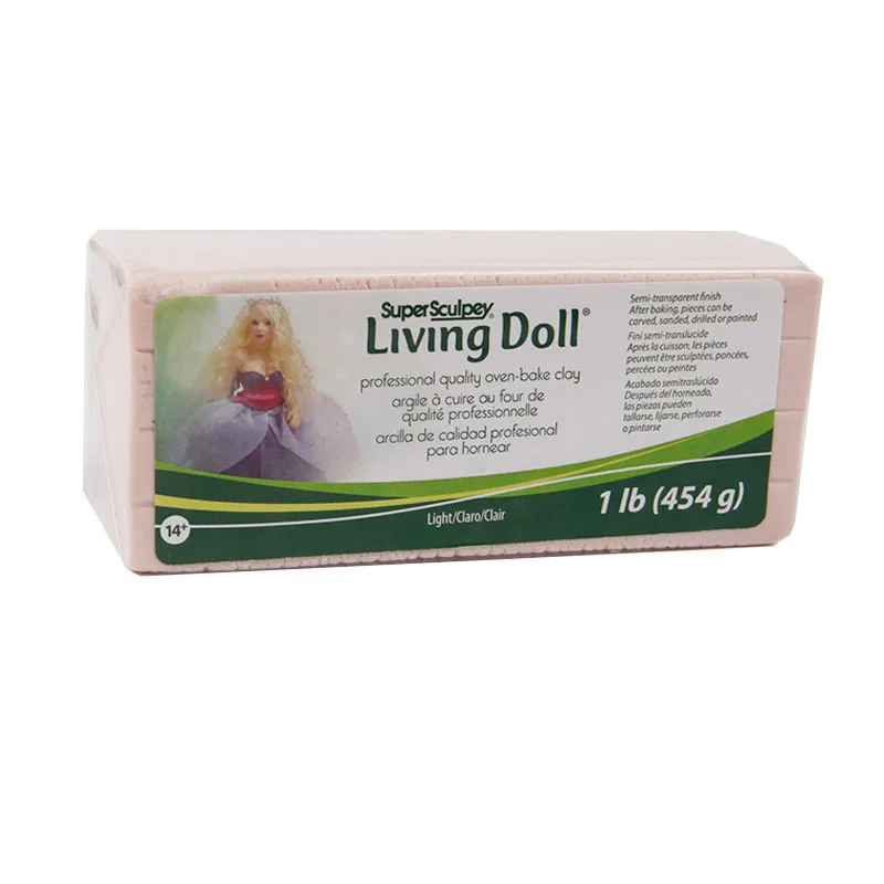 454g high quality Sculpey baby doll color clay clay life doll soft clay polymer clay clay diy hand made free shipping