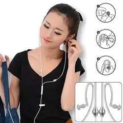 3.5mm Air Tube Earphone Portable Headphones Universal Anti-Radiation Binaural Air Tube Earphones with Mic for iPhone Air Pods