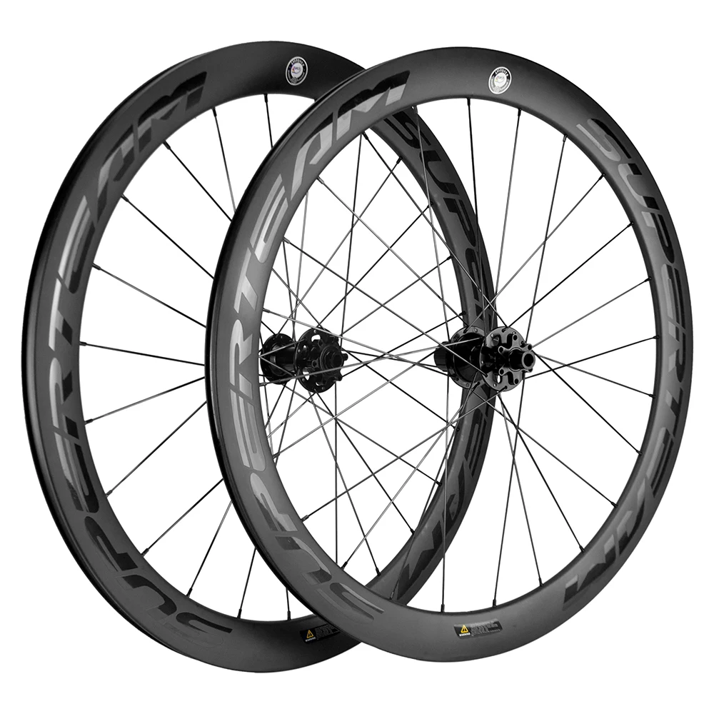 

700C Disc Brake Carbon Wheelset Clincher/Tubeless Road Bike Wheels Disc Brake