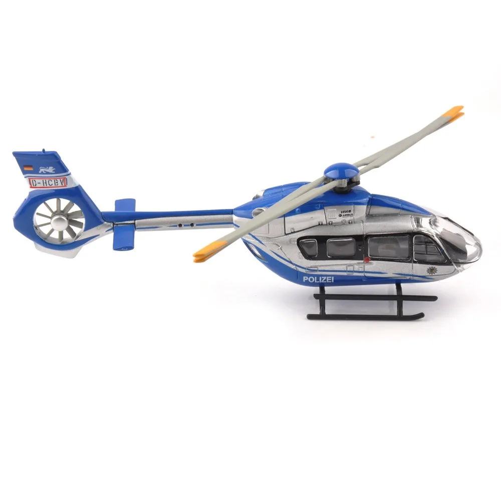 1/87 Scale Airbus Helicopter H145 Polizei Schuco Aircraft Model Mini Airplane Model for Fans Children Gifts