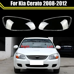For Kia Cerato 2008 2009 2010 2011 2012 Car Headlight Glass Headlamps Transparent Lampshade Lamp Shell Headlight Cover Lens