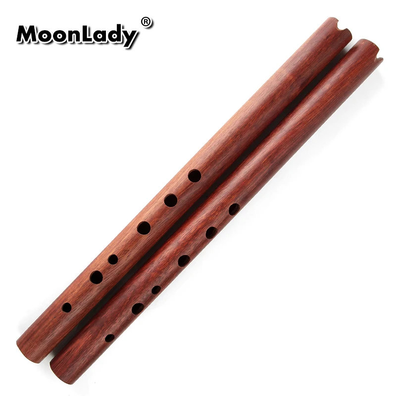 G key Flute Quena Indian Musical Instrument Red Sandalwood Flute Quena Woodwind Instrument Dalbergia Vertical Flute with Bag