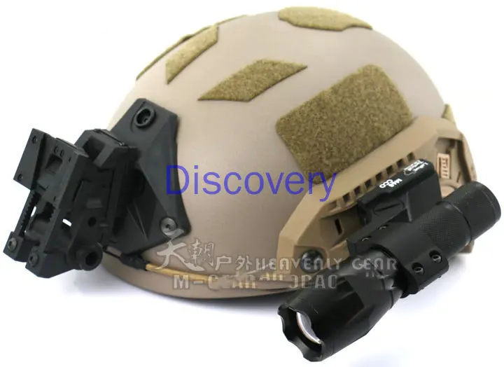 LARUE LT129 Glare ยุทธวิธีไฟฉาย Rail Quick Release ติดตั้งเส้นผ่านศูนย์กลาง30มม.สำหรับอเมริกันหมวกกันน็อกยุทธวิธี