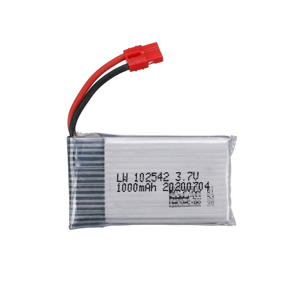 3.7V 1000MAhสำหรับSyma X5HC X5HW X5UW X5UC Quadcopterอะไหล่อัพเกรด 102542 แบตเตอรี่