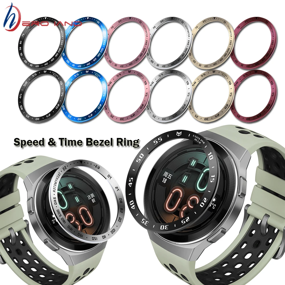 

Bezel Ring For Huawei Watch GT 2E Smartwatch Protective Stainless Steel Case Cover for GT2E Scratch Proof Protection Accessory