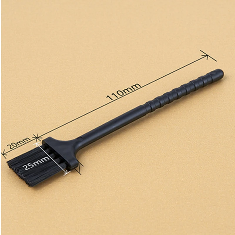 1Pcs Small brush razor cleaning brush keyboard dust black nylon plastic small brush