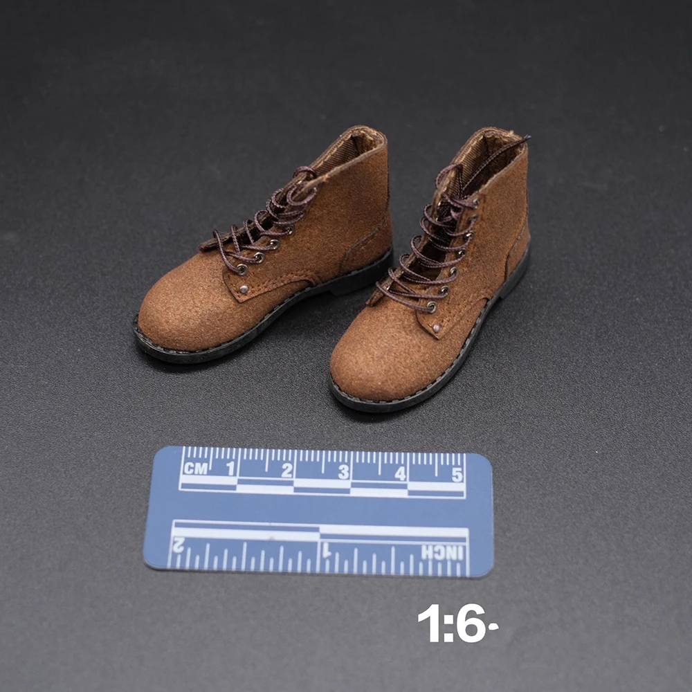 

In Stock Facepoolfigure FP004C 1/6th US29th Infantry Technician 2nd Ranger Battation France 1944 U.S. Suede Shoe Boot For Doll