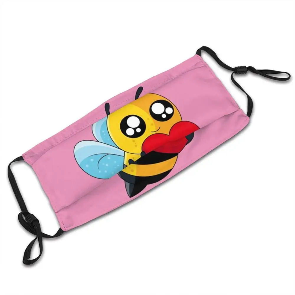 Cute Bumblebee Washable Trending Customized Pm2.5 Filter Mask Bee Bumblebee Honeybee Buzz Ruler Dominate Hive Bumblebees
