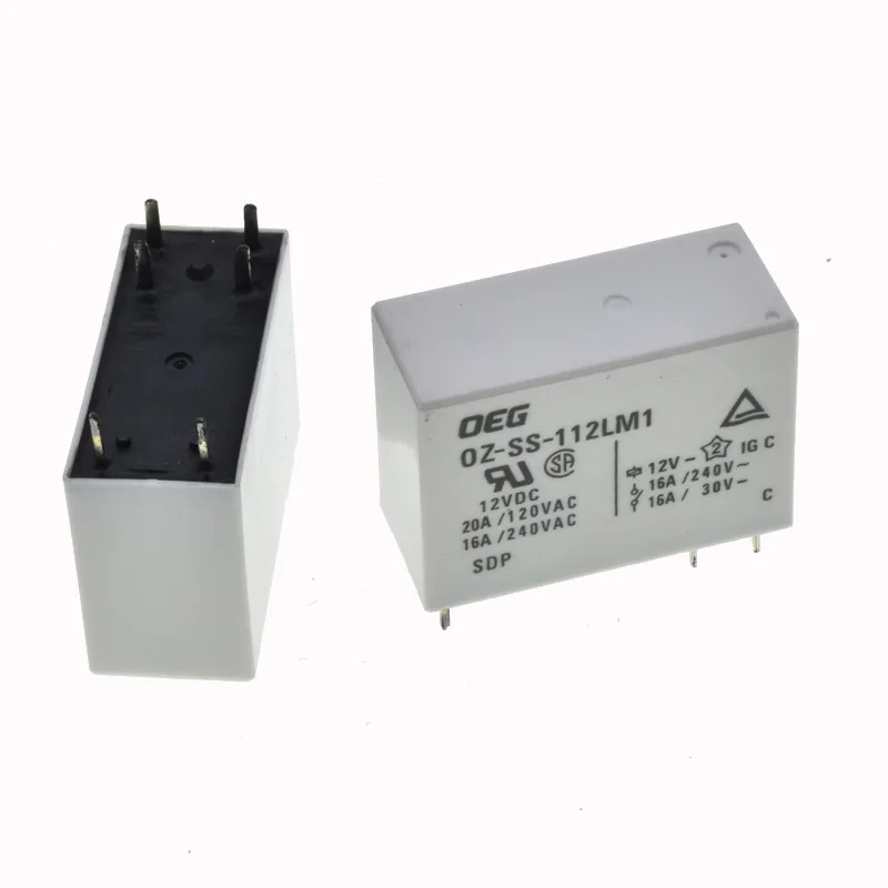 10Pcs/Lot Power Relay OZ-SS-112LM1 124LM1 6PIN 16A 240VAC