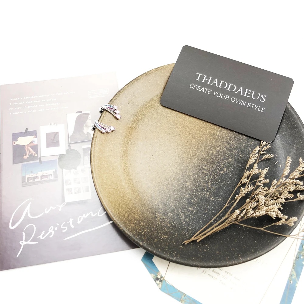 Ohrstecker Kolibri-Flügel, Außergewöhnlicher Regenbogen-Look Schmuck für Frauen, Sommer Neu Bohemia, Kraftvolles Geschenk aus 925 Sterling Silber – Detail 8