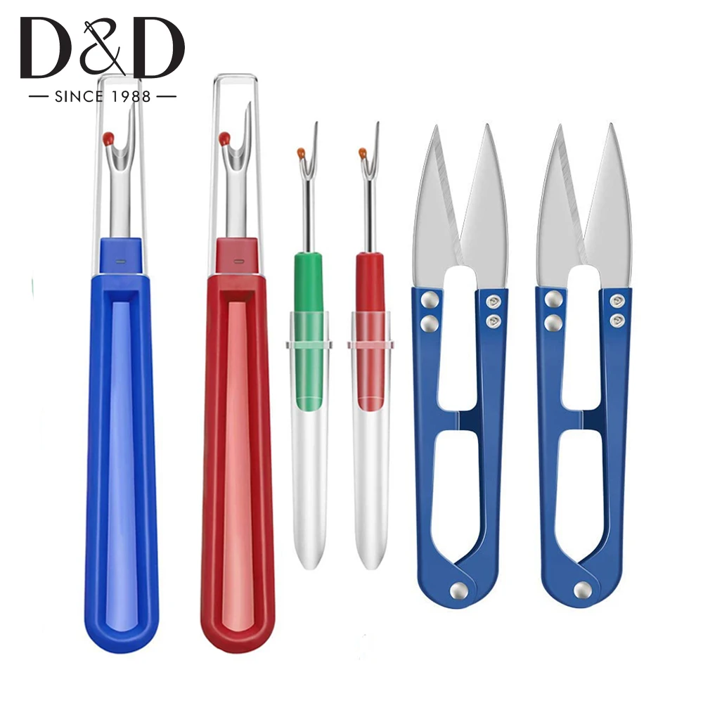 3pcs Thread Cutter Seam Ripper Stitch Sewing Accessories Kits Stainless Steel Yarn Cutter DIY Needlework Sewing Accessories