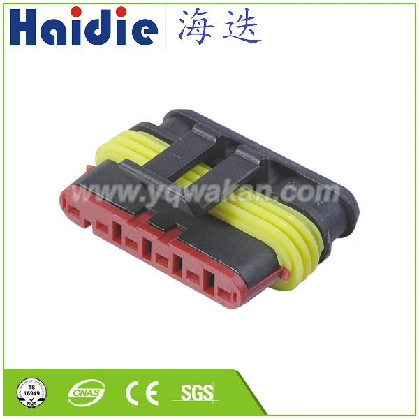 

6pin auto waterproof housing plug electric plastic connector 282090-1