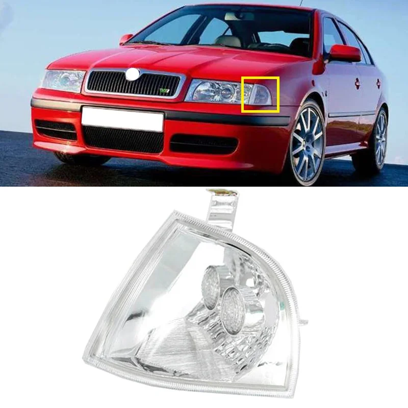 

Roavia для Skoda Octavia A4 MK1 2001-2005 автомобильный передний бампер фара боковой габаритный фонарь угловой указатель поворота индикаторная лампа