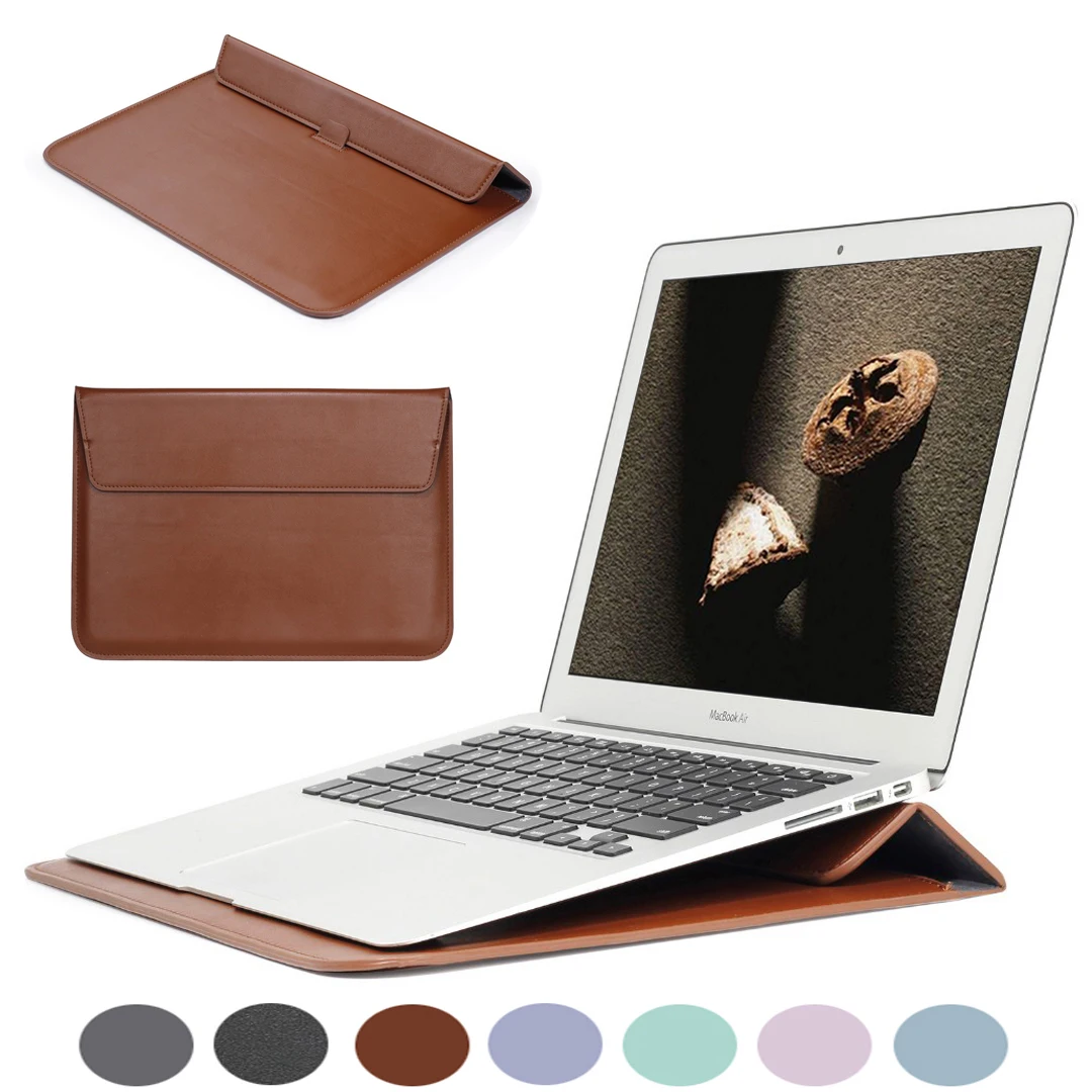 Laptop Bag For Macbook Air 13 Case M1 M2 M3 15 Stand Cover Laptop Sleeve Notebook Bag For Macbook Pro 13 14 16 Case For xiaomi