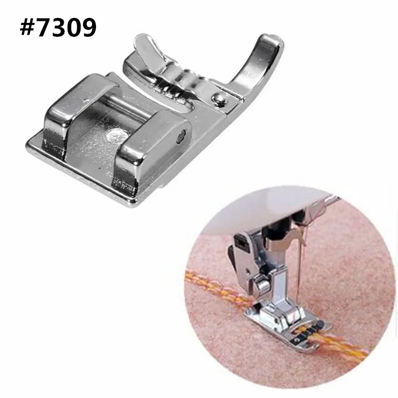 Piedino #9907-6 7YJ26-2 della parte della macchina per cucire domestica di allungamento del tessuto della fascia elastica calda del cavo