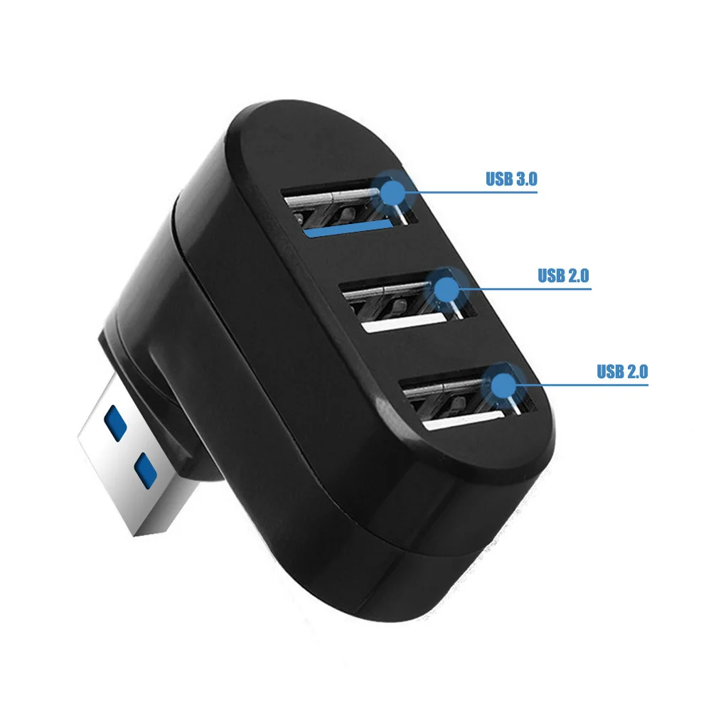 Mini 3 Ports USB 3.0 Hub High Speed Data Transfer Splitter Box Adapter For Pc Laptop Usb Hub 3 Port Usb Hub Computer accessories