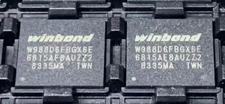 2 ชิ้น/ล็อต W988D6F W988D6FBGX W988D6FBGX6E BGA54 ใหม่ 100% ต้นฉบับจัดส่งฟรี