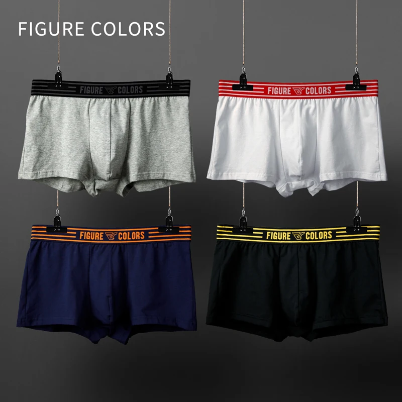 

3PCS/Men's underwear Cotton Underpants Male Breathbale Low Waist U Convex Pouch Boxer Homme underwear sexy gay briefs For Man