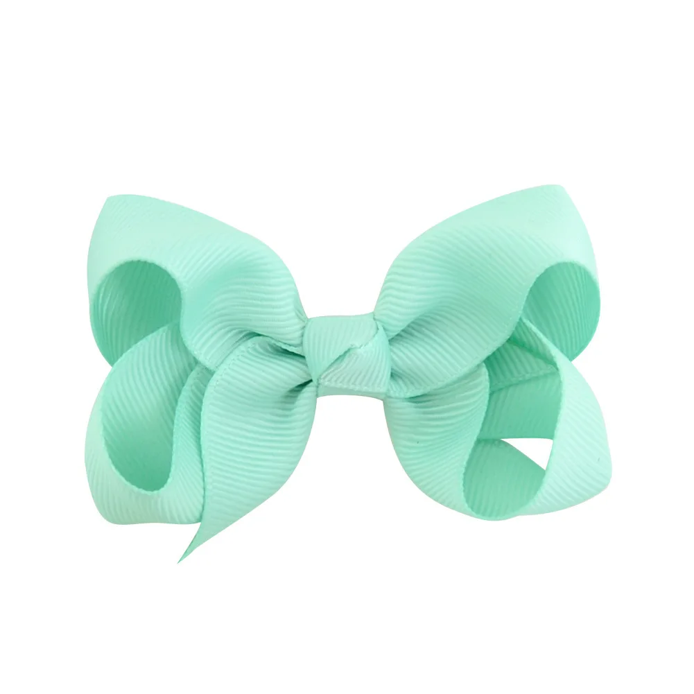 20PCS Baby Hair Clips 3 Inch Grosgrain Ribbon Hair Bow Alligator Hair Clips Hair Accessories for Infants Support Wholesale