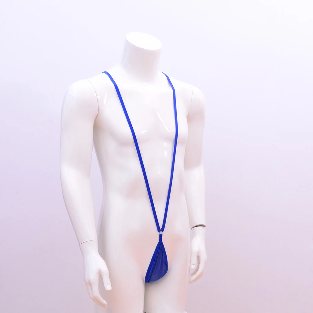 Men\'s V Sling Stretch Mankini Underwear Borat Swimsuits Suspender Bodysuit Sexy Y-shaped mankini swimsuit thong Exotic underwear