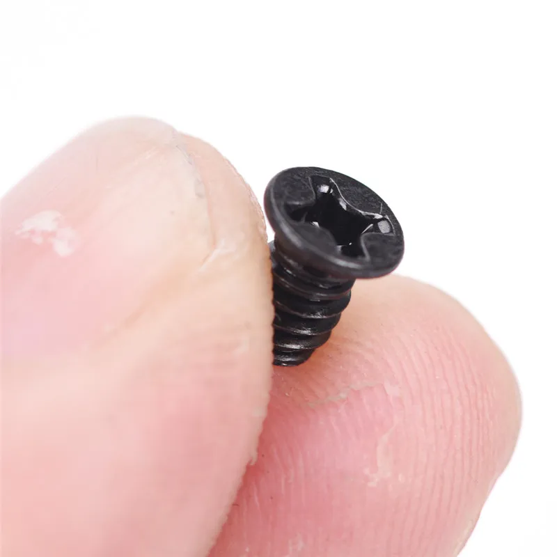 100pcs Steel 3.5" Hard Drive HDD Tray Computer Chassis Hard Disk Black Screw For PC