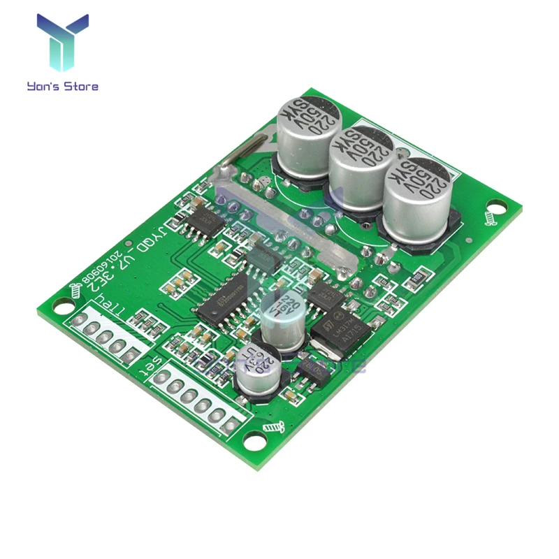 DC 12V-36V 24V 20A 500W Controller motore Brushless Hall BLDC Driver Board tensione PWM regolazione velocità JY01