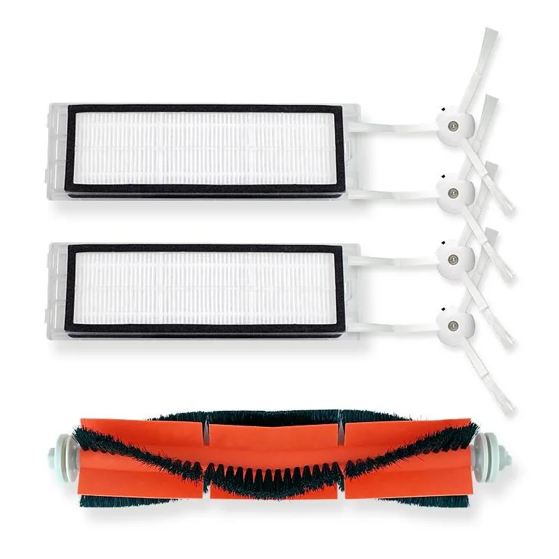 Запчасти для робота-пылесоса Xiaomi SKV4022GL, основная и боковые щетки, фильтр НЕРА